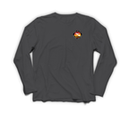 Hooking Ain't Easy Long-Sleeve — Dark Heather, front