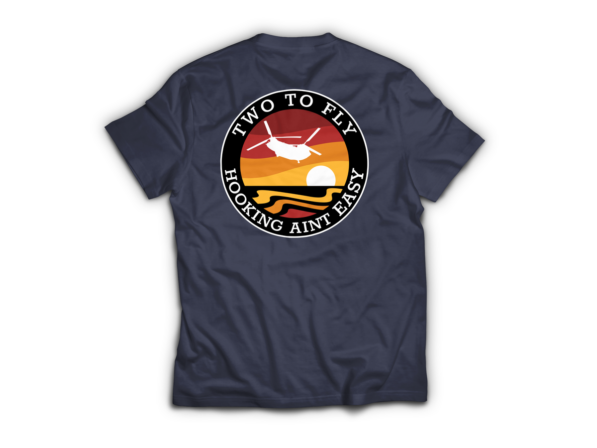 Hooking Ain't Easy — Navy, back