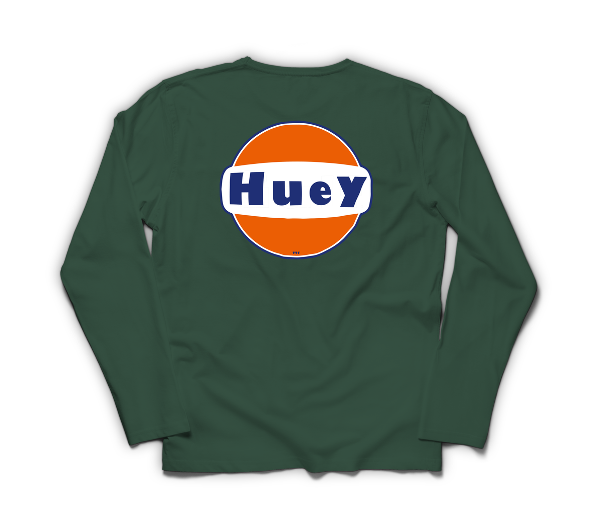 Huey Service Long Sleeve — Forrest Green, back