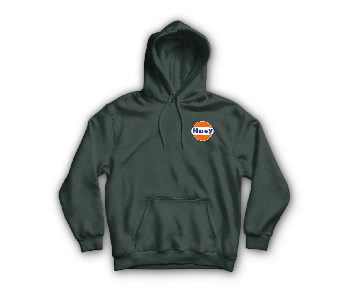 Huey Service Hoodie — Forrest Green, front