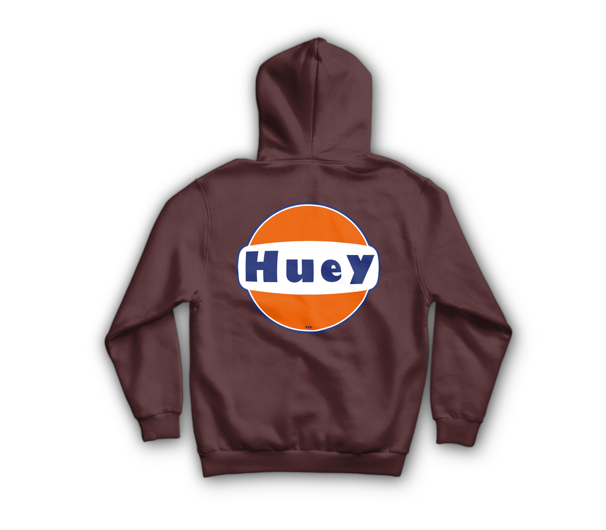 Huey Service Hoodie — Maroon, back