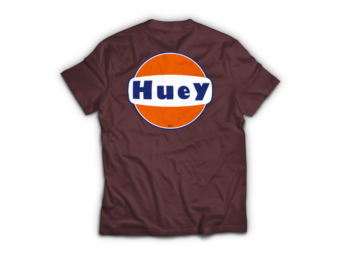 Huey Service T-Shirt — Maroon, back