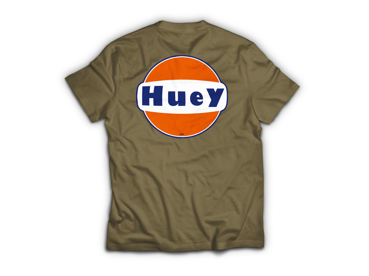 Huey Service T-Shirt — Tan499, back
