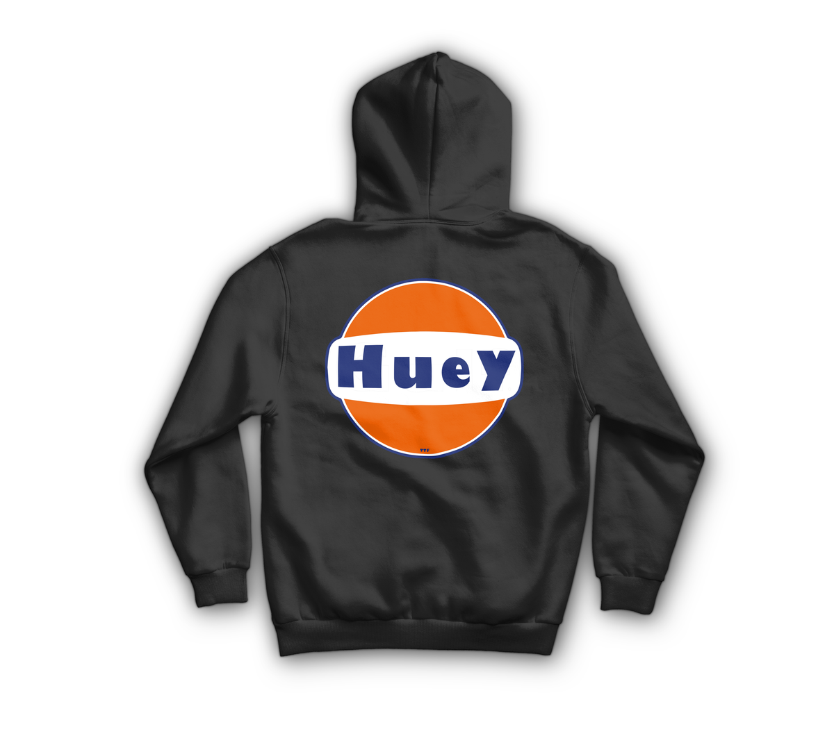 Huey Service Zip Hoodie — Black, back