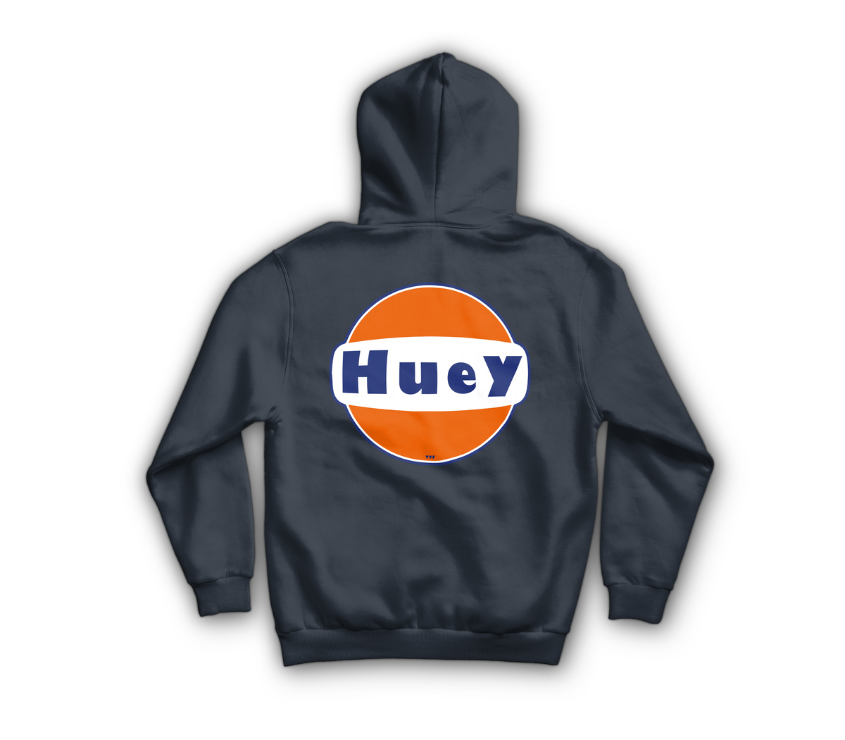 Huey Service Zip Hoodie — Navy, back