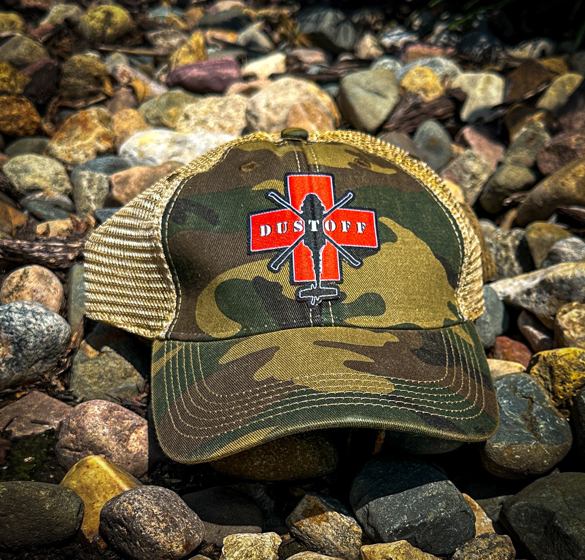DUSTOFF cap, alternate colourway side view