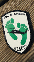 Jolly Green Rescue Leather Patch