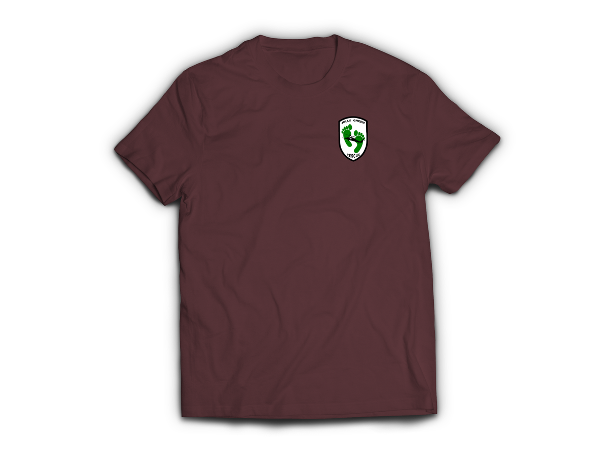 Jolly Green Rescue — Maroon, front