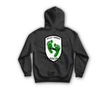 Jolly Green Rescue Hoodie — Black, back