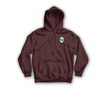 Jolly Green Rescue Hoodie — Maroon, front