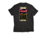 Life Tarot Card T-Shirt — Black, back