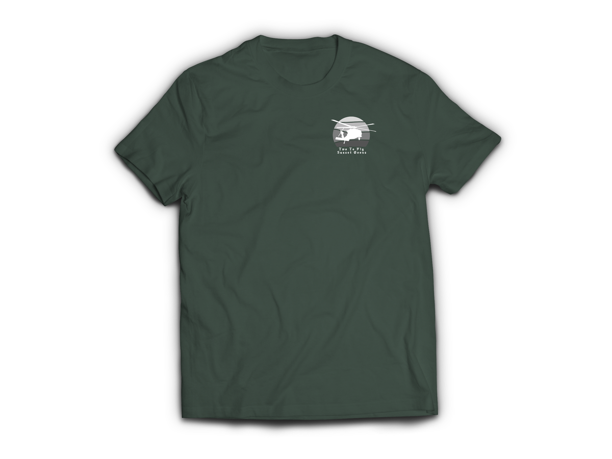 Life Tarot Card T-Shirt — Forrest Green, front