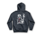 Lover's Zip Hoodie — Navy, back