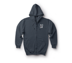 Lover's Zip Hoodie — Navy, front