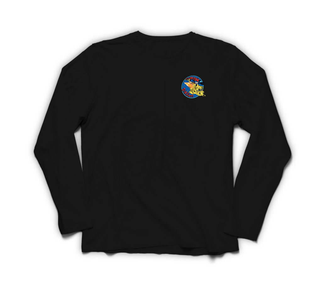 Magic Stallion Long Sleeve — Black, front