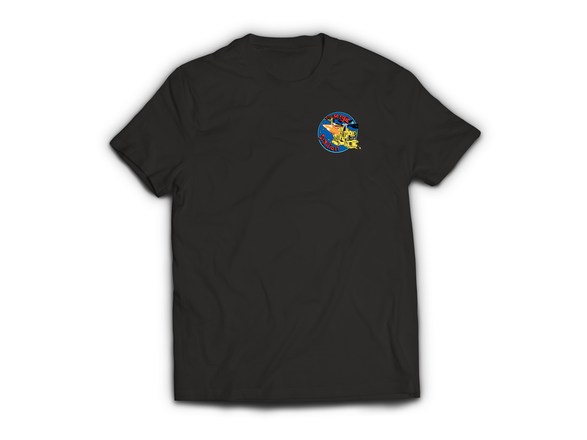 Magic Stallion T-Shirt — Black, front