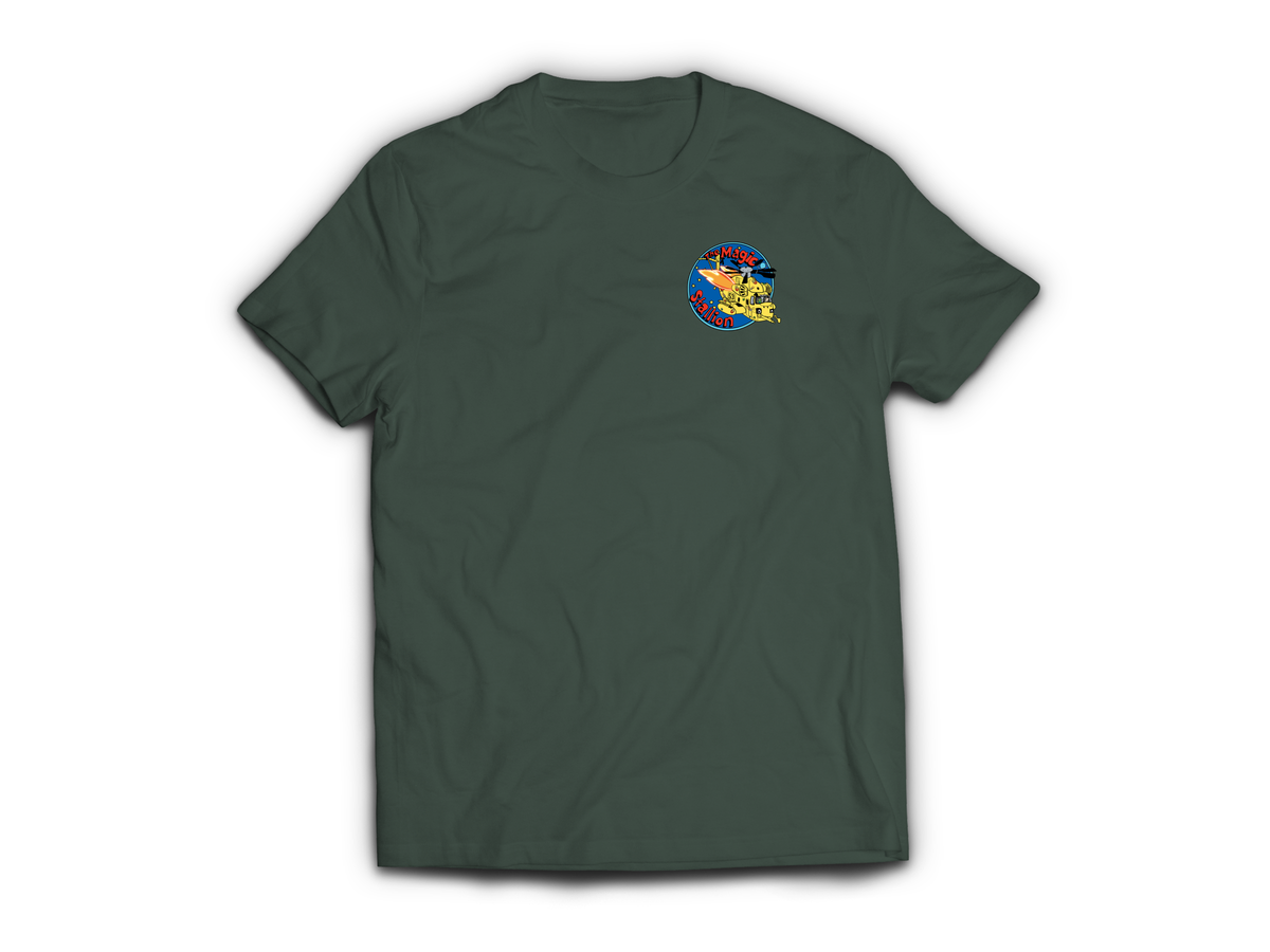 Magic Stallion T-Shirt — Forrest Green, front