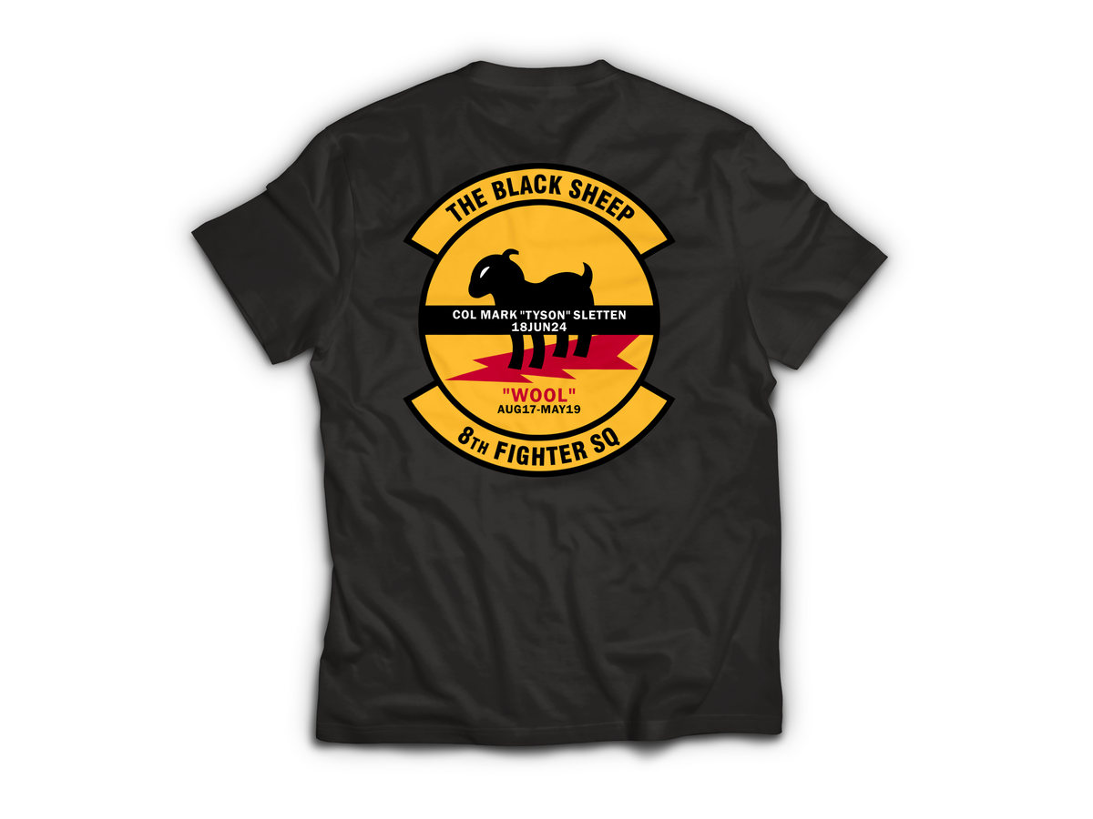 Mark Sletten Memorial T-Shirt — Black, back