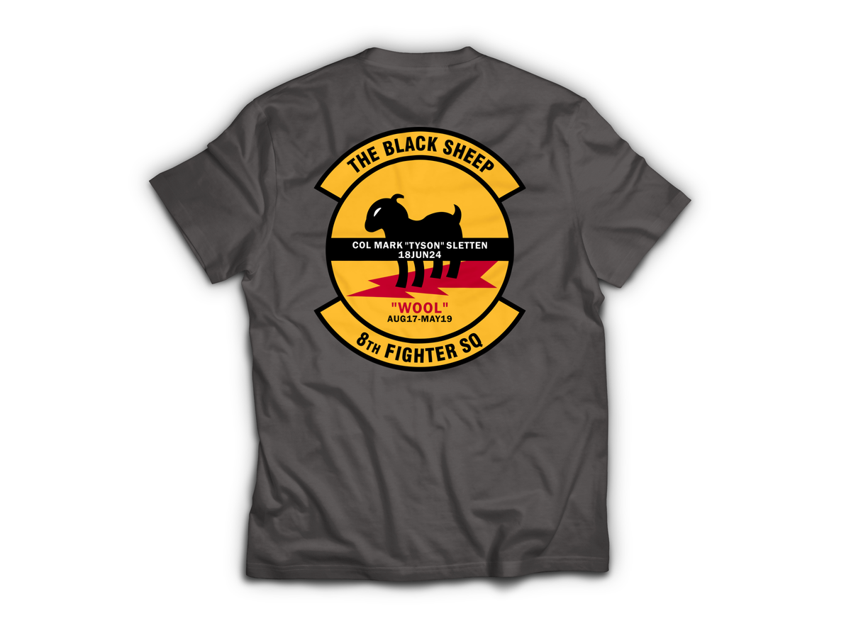 Mark Sletten Memorial T-Shirt — Charcoal, back