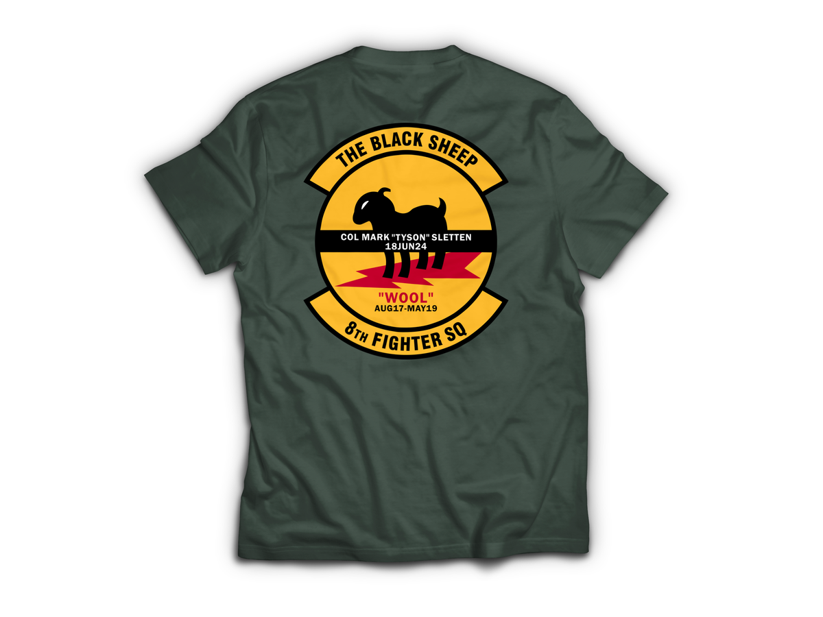 Mark Sletten Memorial T-Shirt — Forrest Green, back