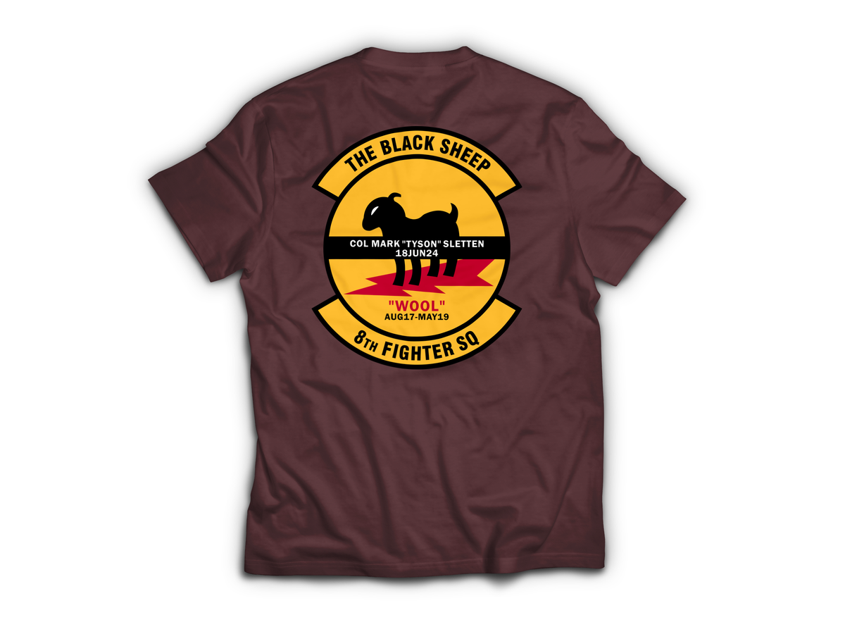 Mark Sletten Memorial T-Shirt — Maroon, back