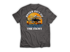 Never Out T-Shirt — Charcoal, back