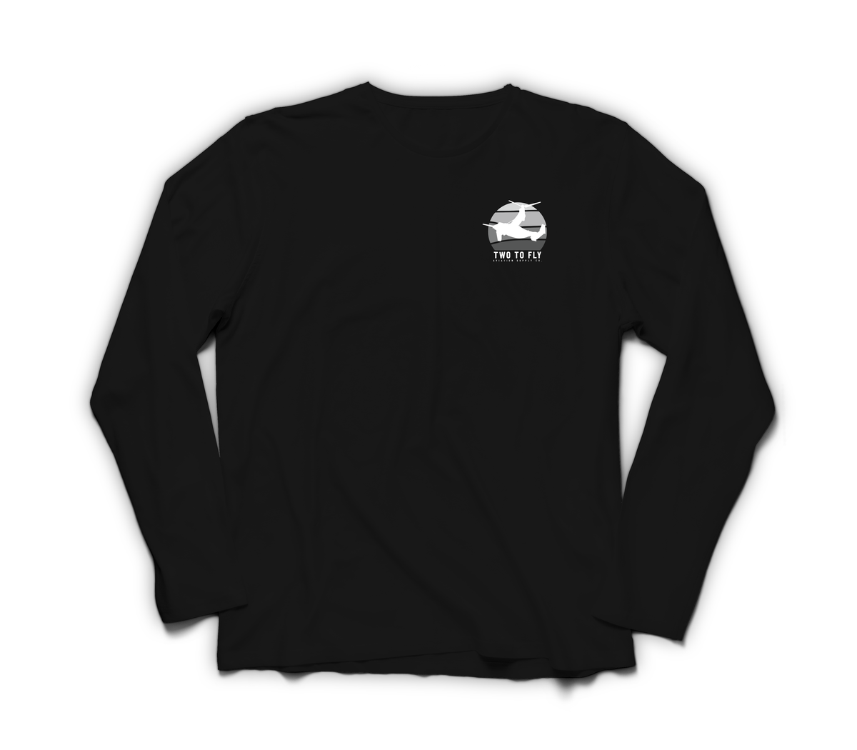 Night Moves Long Sleeve — Black, front