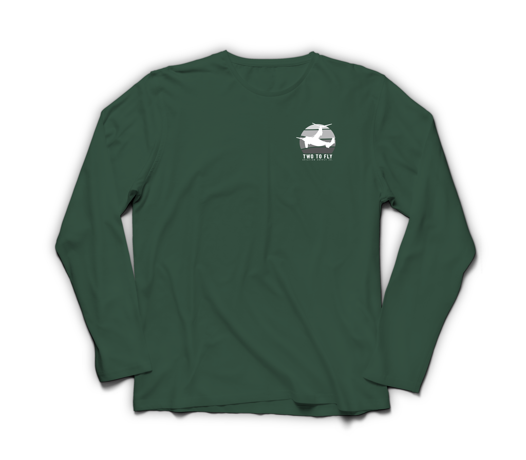Night Moves Long Sleeve — Forrest Green, front