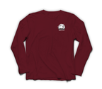 Night Moves Long Sleeve — Maroon, front