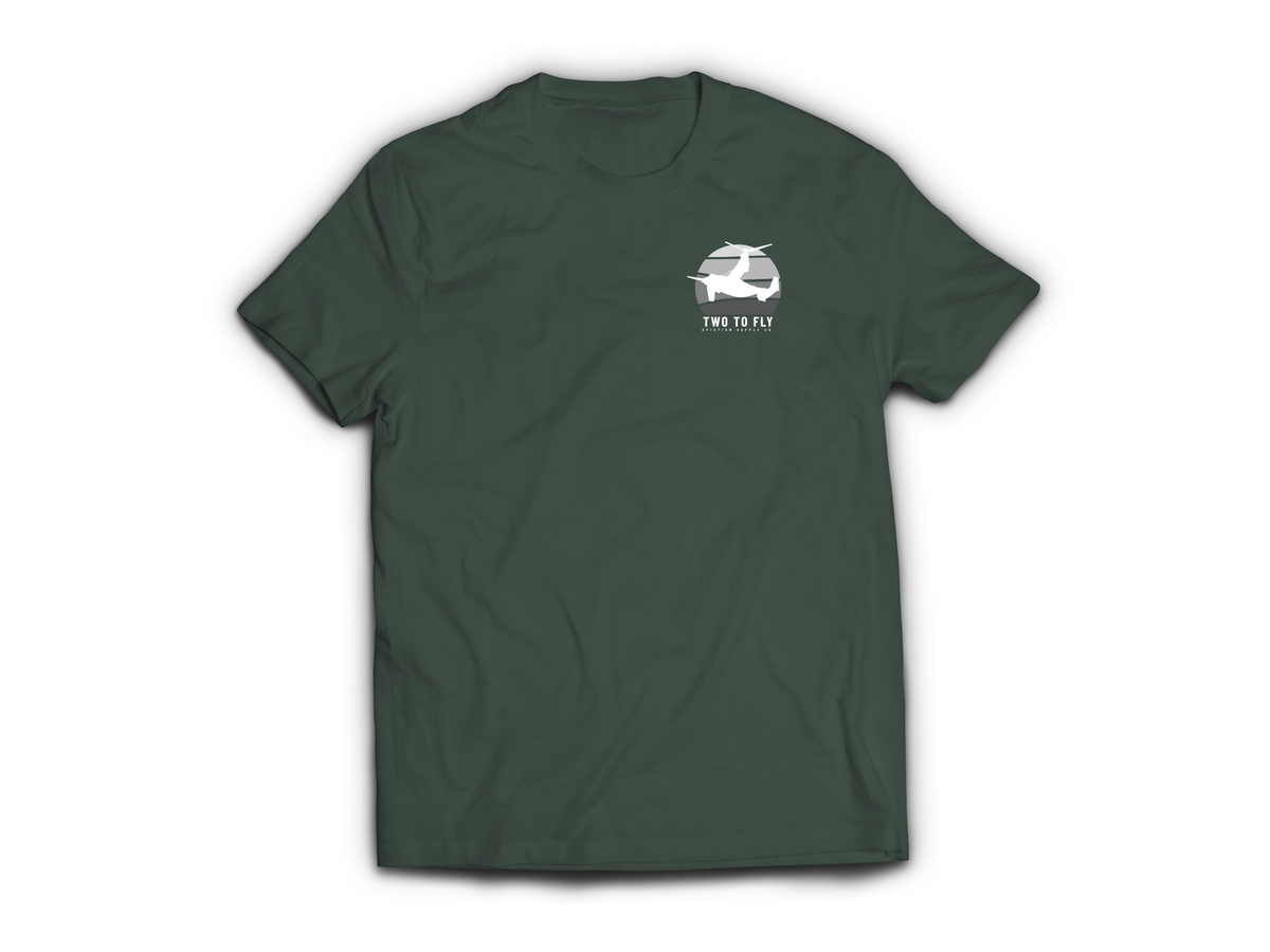 Night Moves T-Shirt — Forrest Green, front