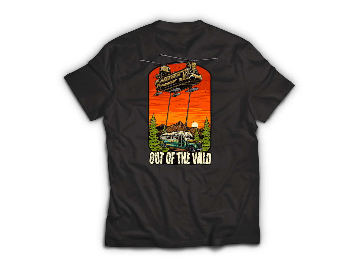 Out Of The Wild T-Shirt — Black, back