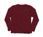 Pedro CSAR Long Sleeve — Maroon, front