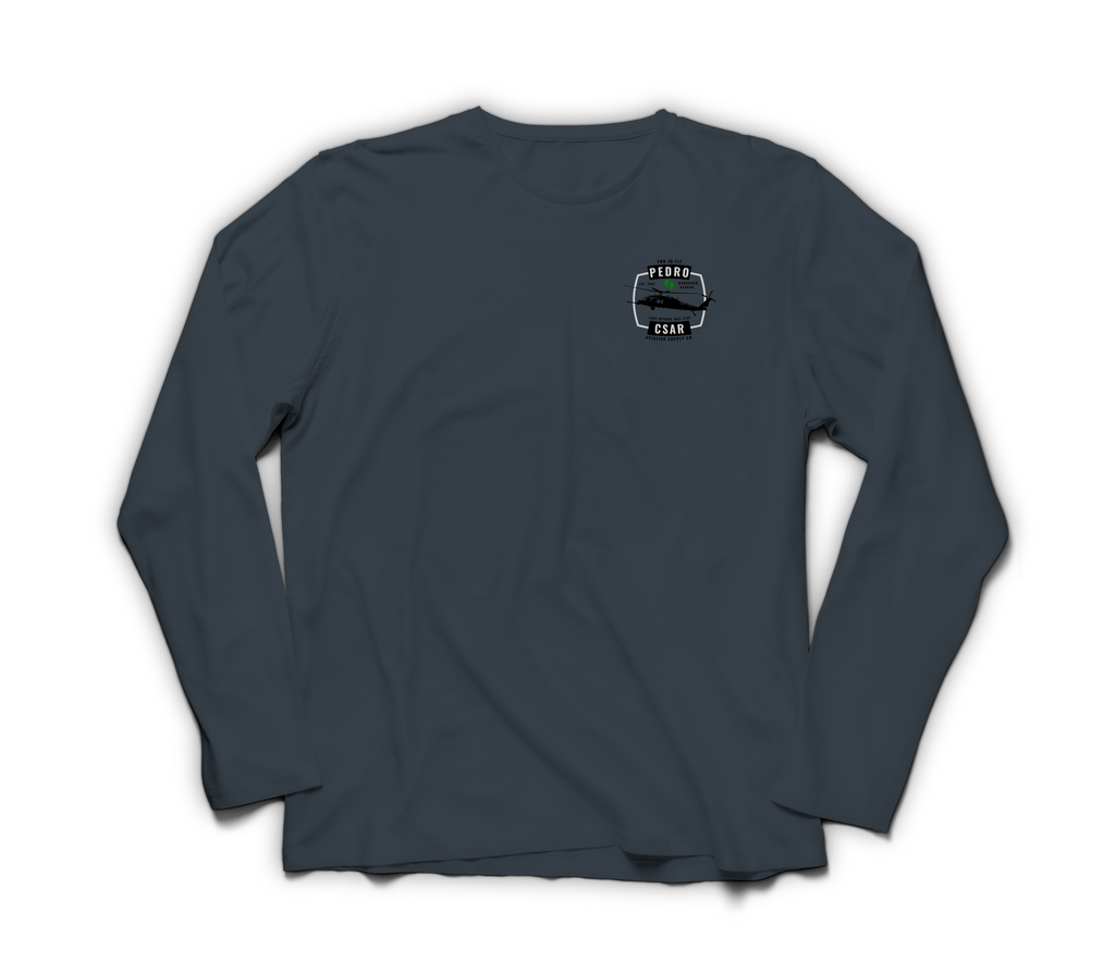Pedro CSAR Long Sleeve — Navy, front