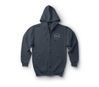 Pedro CSAR Zip Hoodie — Navy, front