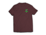 Pedro T-Shirt — Maroon, front