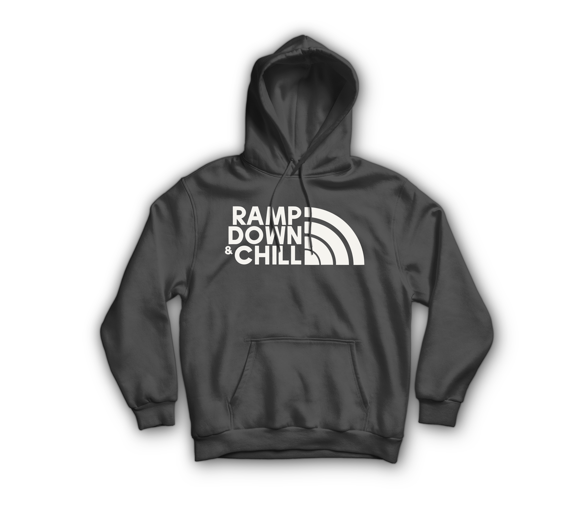 RD&C Hoodie — Charcoal, front