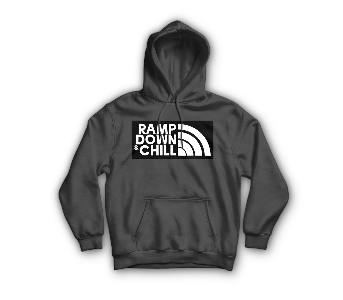 RD&C Hoodie — Charcoal, front