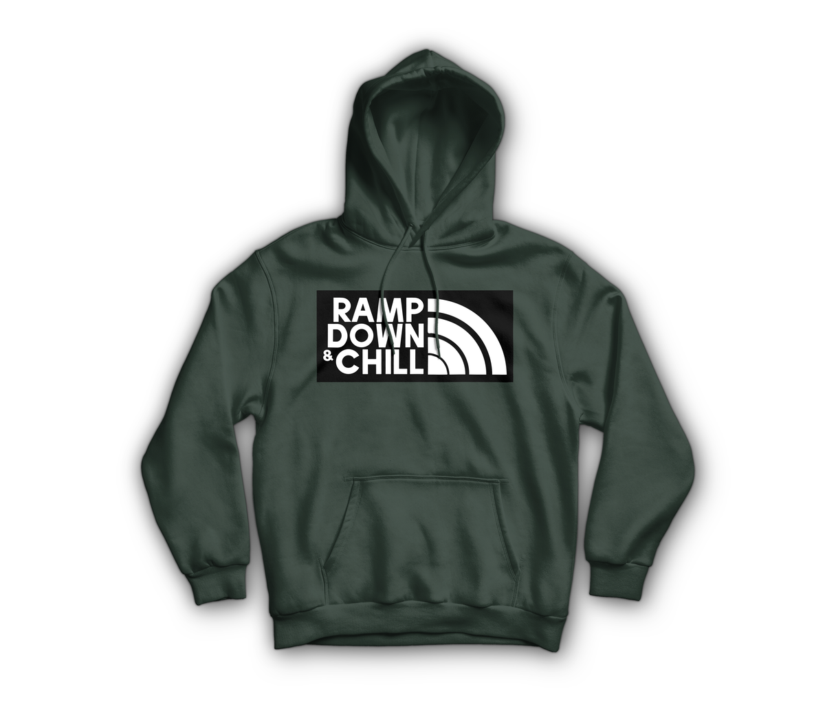 RD&C Hoodie — Forrest Green, front