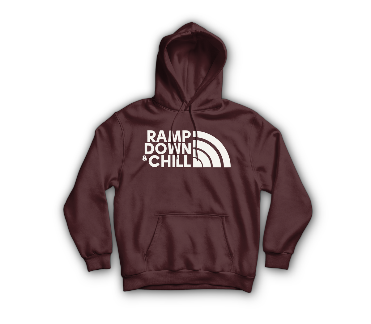RD&C Hoodie — Maroon, front