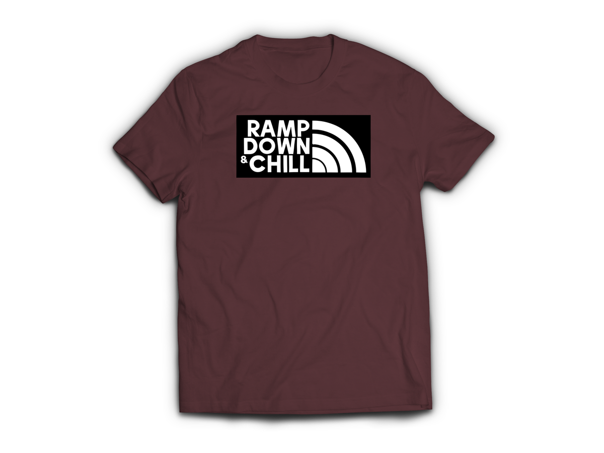 RD&C T-Shirt — Maroon, front