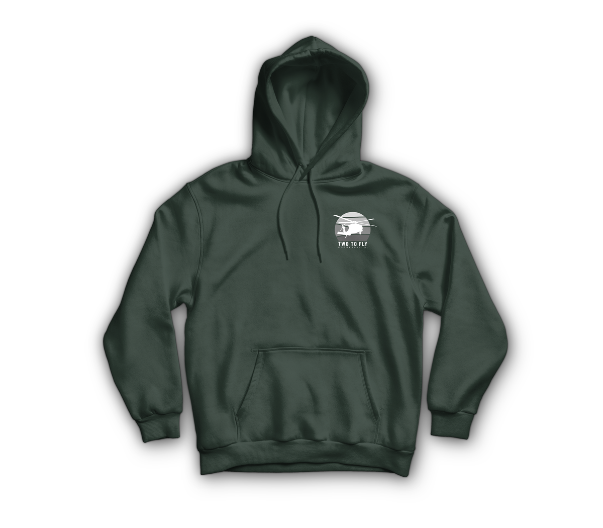 Sugar Skull Hoodie — Forrest Green, front