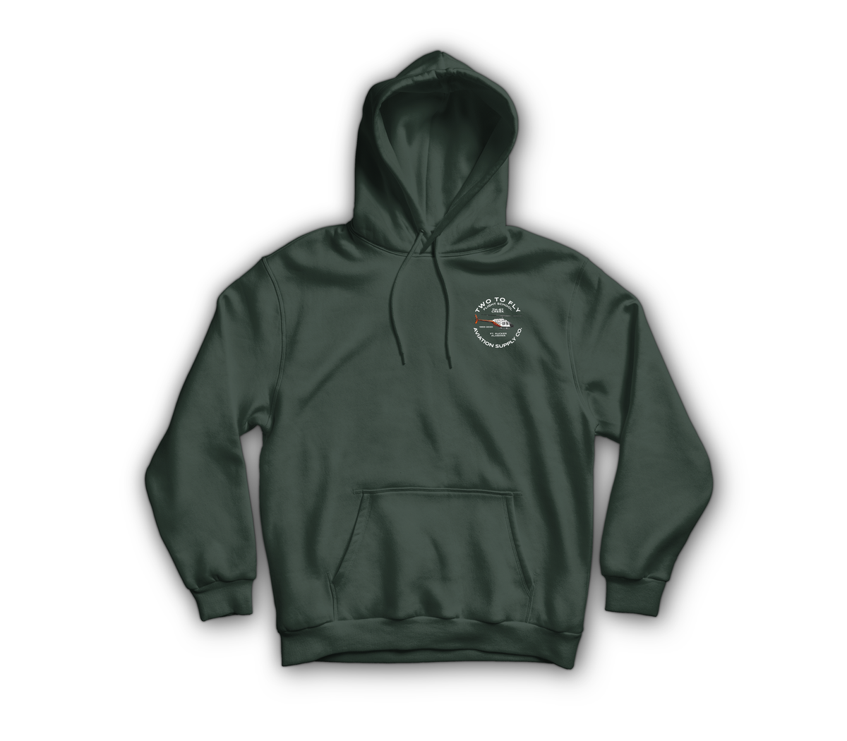 TH-67 Commemorative Hoodie — Forrest Green, front