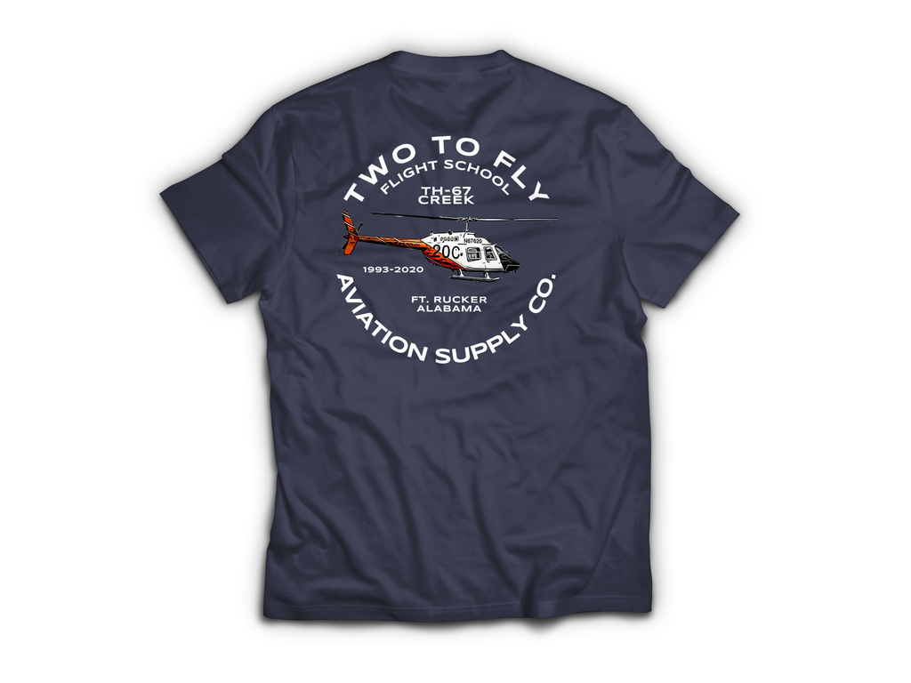 TH-67 Commemorative T-Shirt — Navy, back