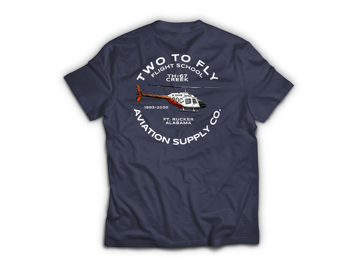 TH-67 Commemorative T-Shirt — Navy, back