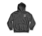 The Lovers Hoodie — Charcoal, front