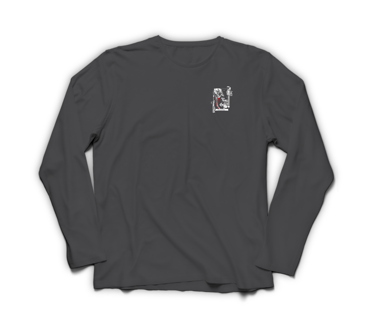 The Lovers Long Sleeve — Dark Heather, front