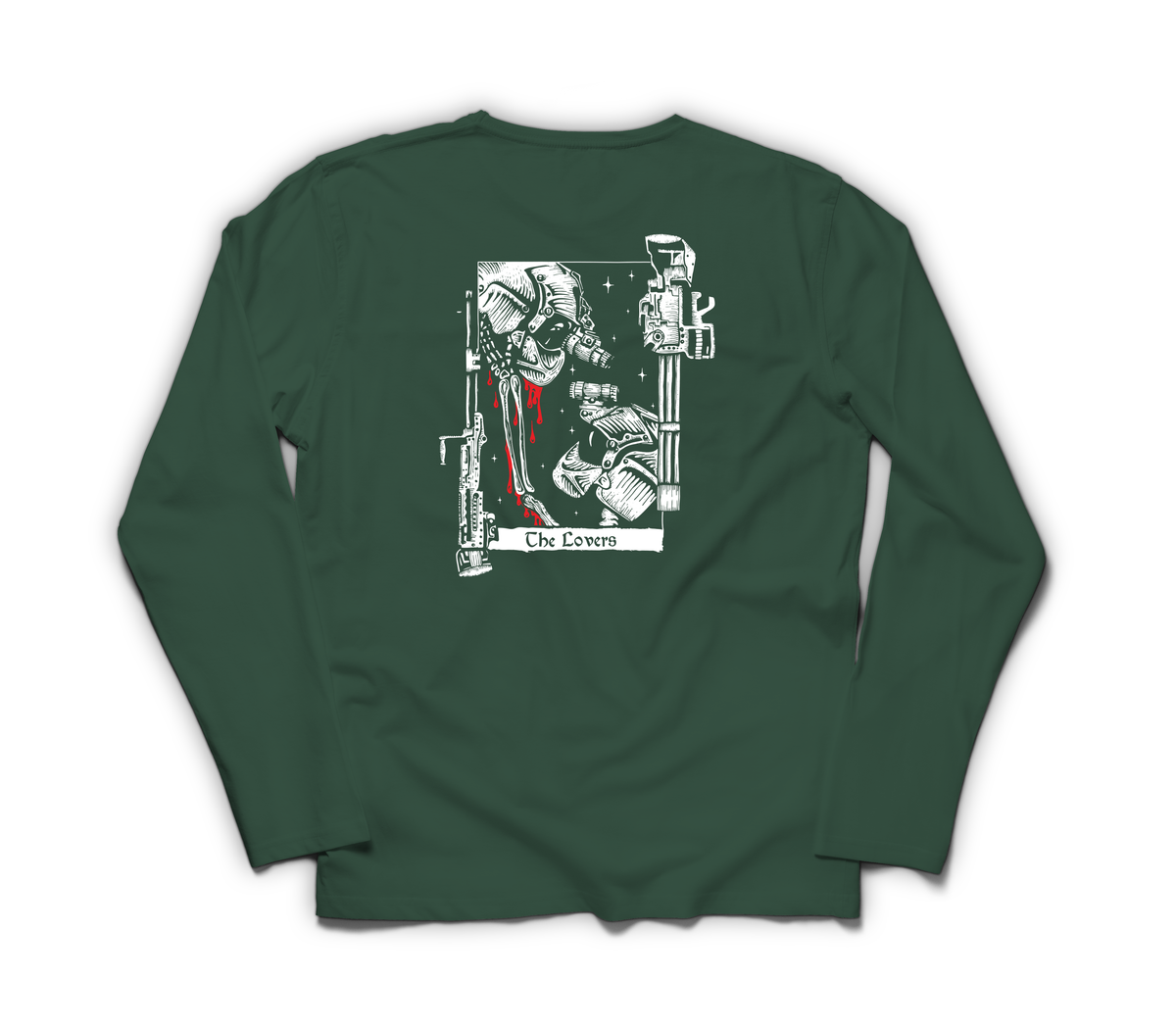 The Lovers Long Sleeve — Forrest Green, back