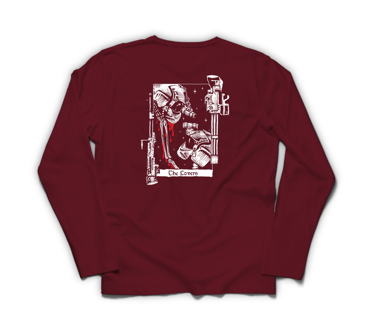 The Lovers Long Sleeve — Maroon, back