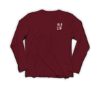 The Lovers Long Sleeve — Maroon, front