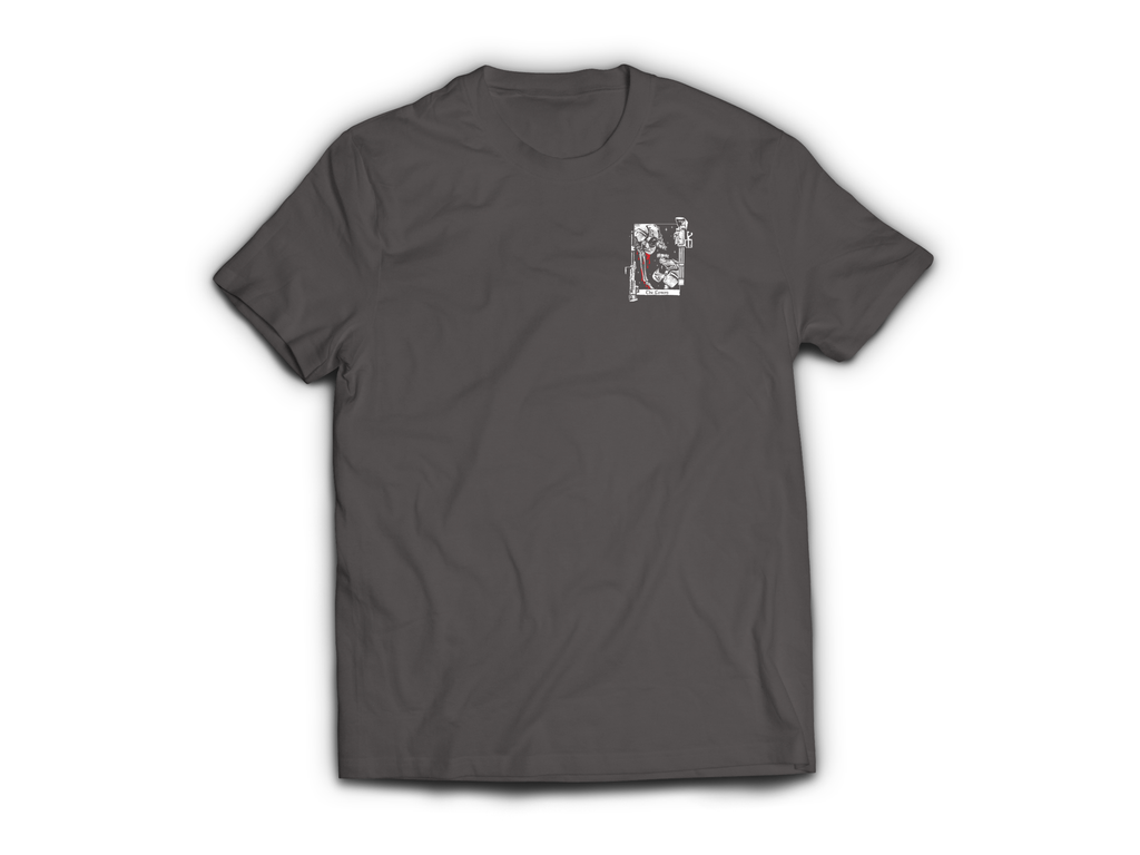 The Lovers T-Shirt — Charcoal, front